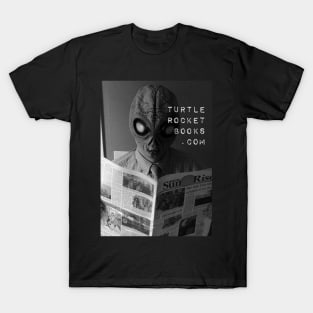 Turtle Rocket Books alien T-Shirt